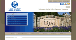 Desktop Screenshot of ojaichamber.org