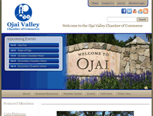Tablet Screenshot of ojaichamber.org